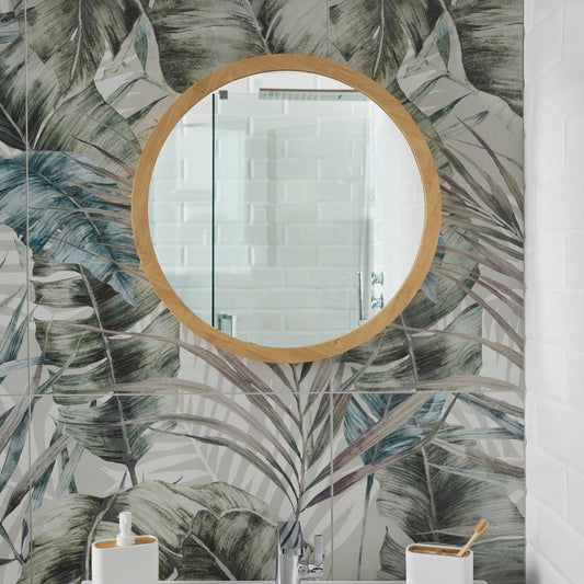 Origins Living Kenji Mirror Round 60cm Bamboo