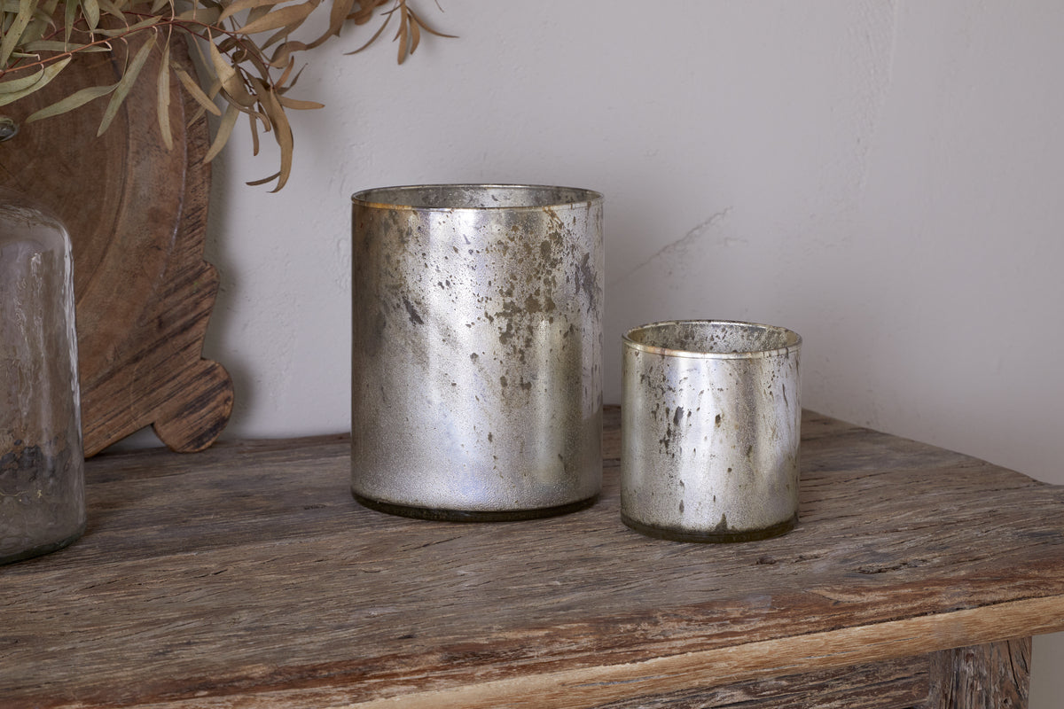 Nkuku Kunjari Tealight Holders Rustic Gold