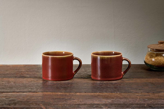 Nkuku Kalini Mugs Amber Small (Set Of 2)