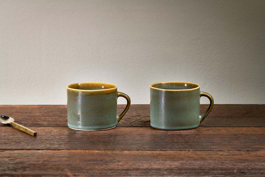 Nkuku Kalini Mugs Blue Small (Set Of 2)