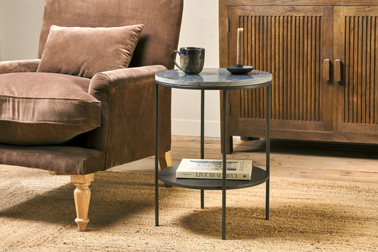 Nkuku Karoko Marble Side Table