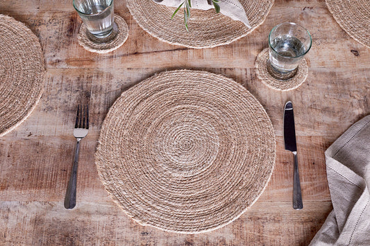 Nkuku Keso Woven Placemats Natural (Set Of 4)
