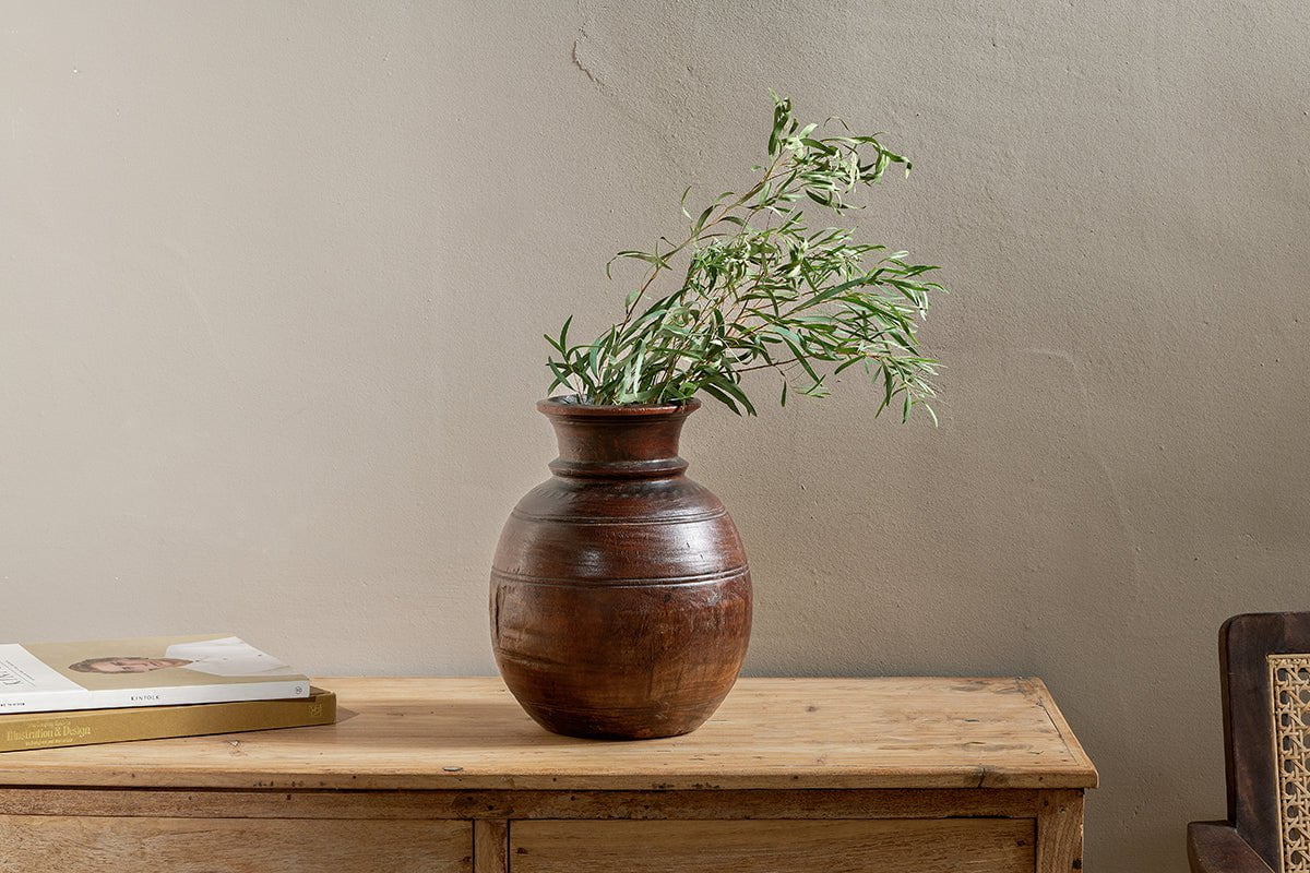 Nkuku Kiaan Reclaimed Traditional Wide Pot