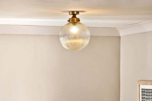 Nkuku Konnie Bathroom Ceiling Light Clear