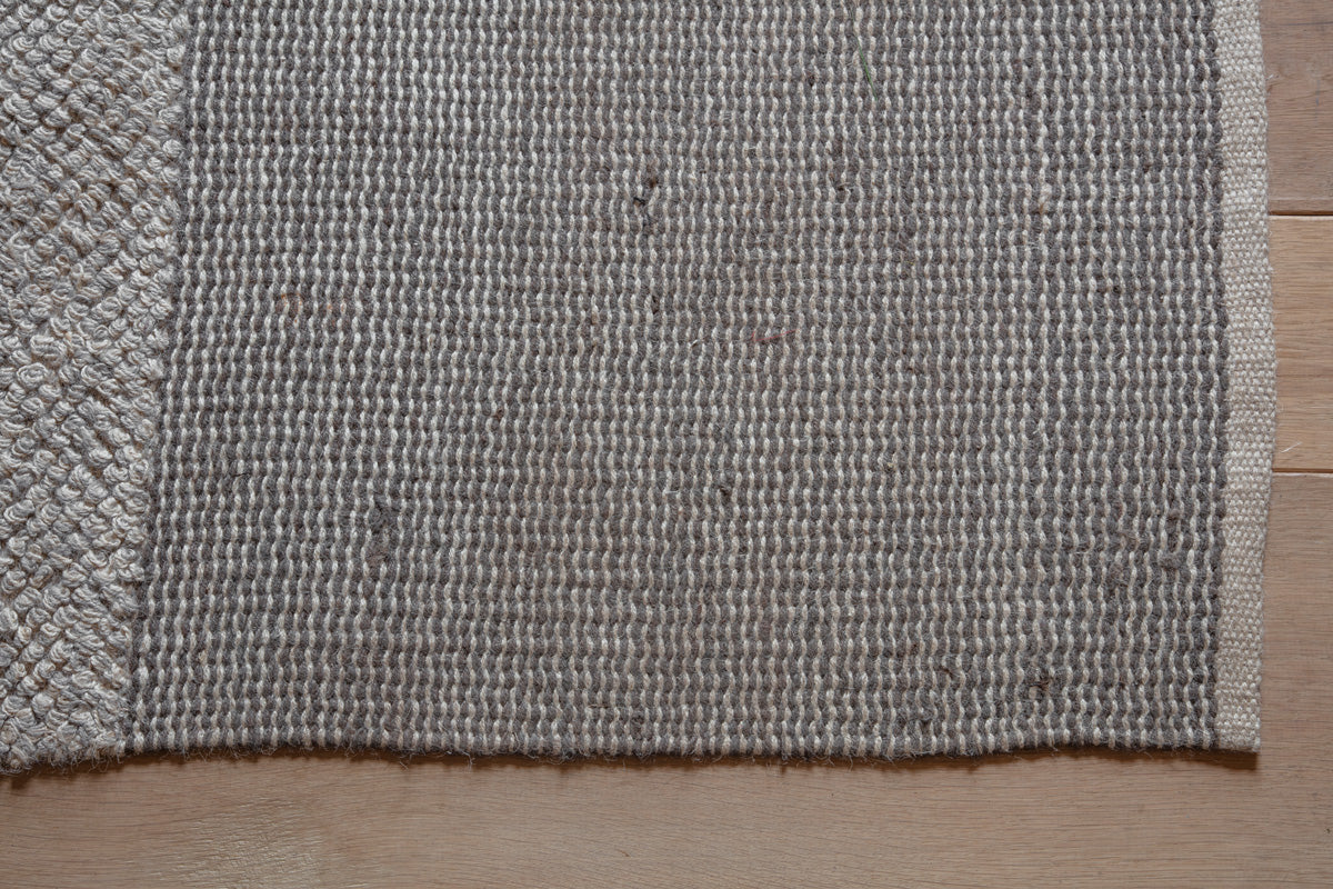 Nkuku Kufri Jute Rug Soft Blue & Brown