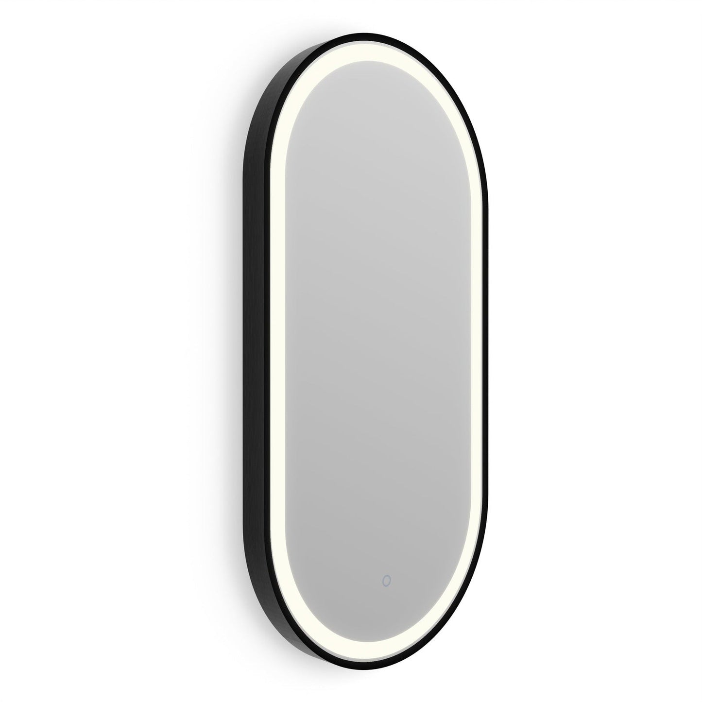 Origins Living Lomax Light Capsule Mirror 40x80cm Brushed Black
