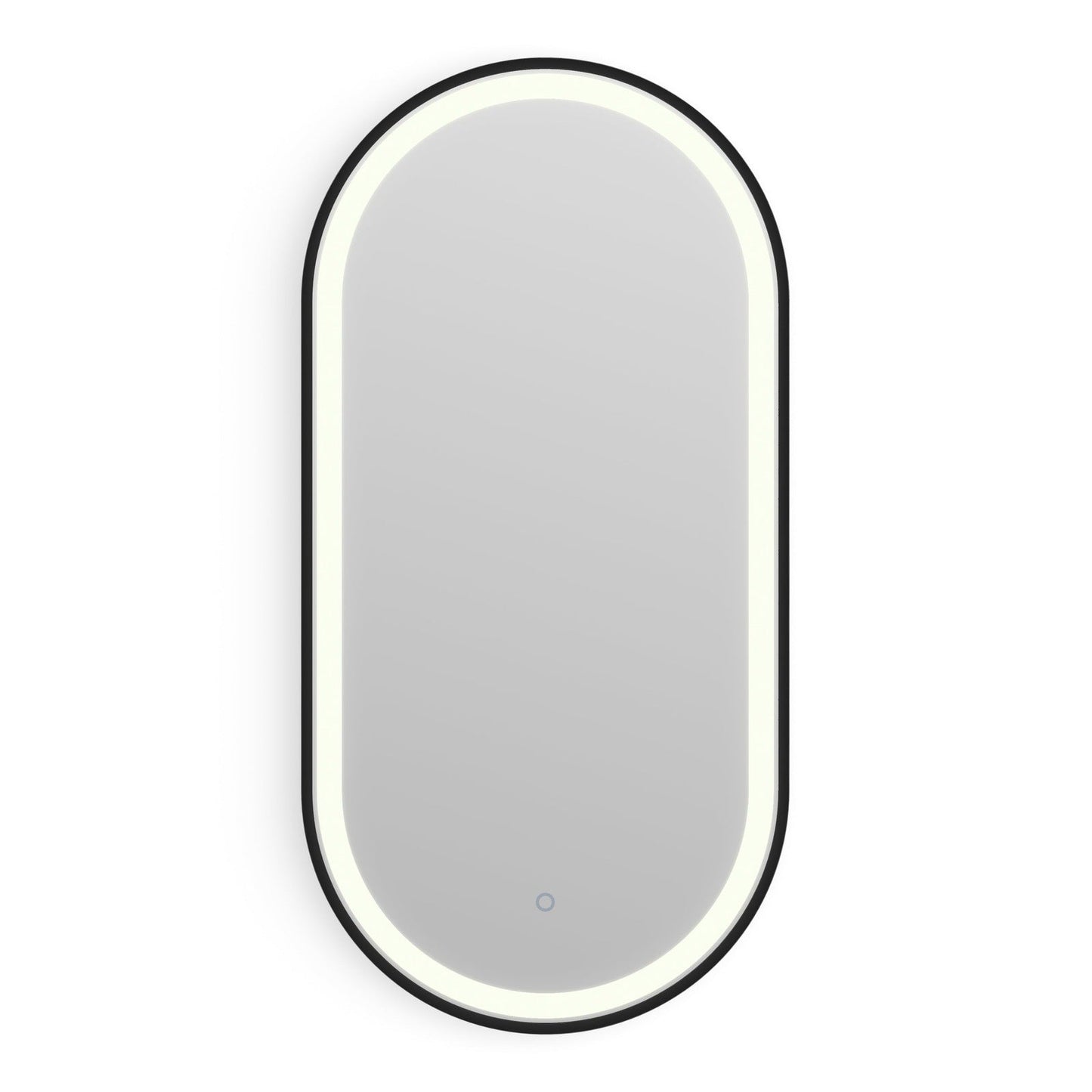 Origins Living Lomax Light Capsule Mirror 40x80cm Brushed Black