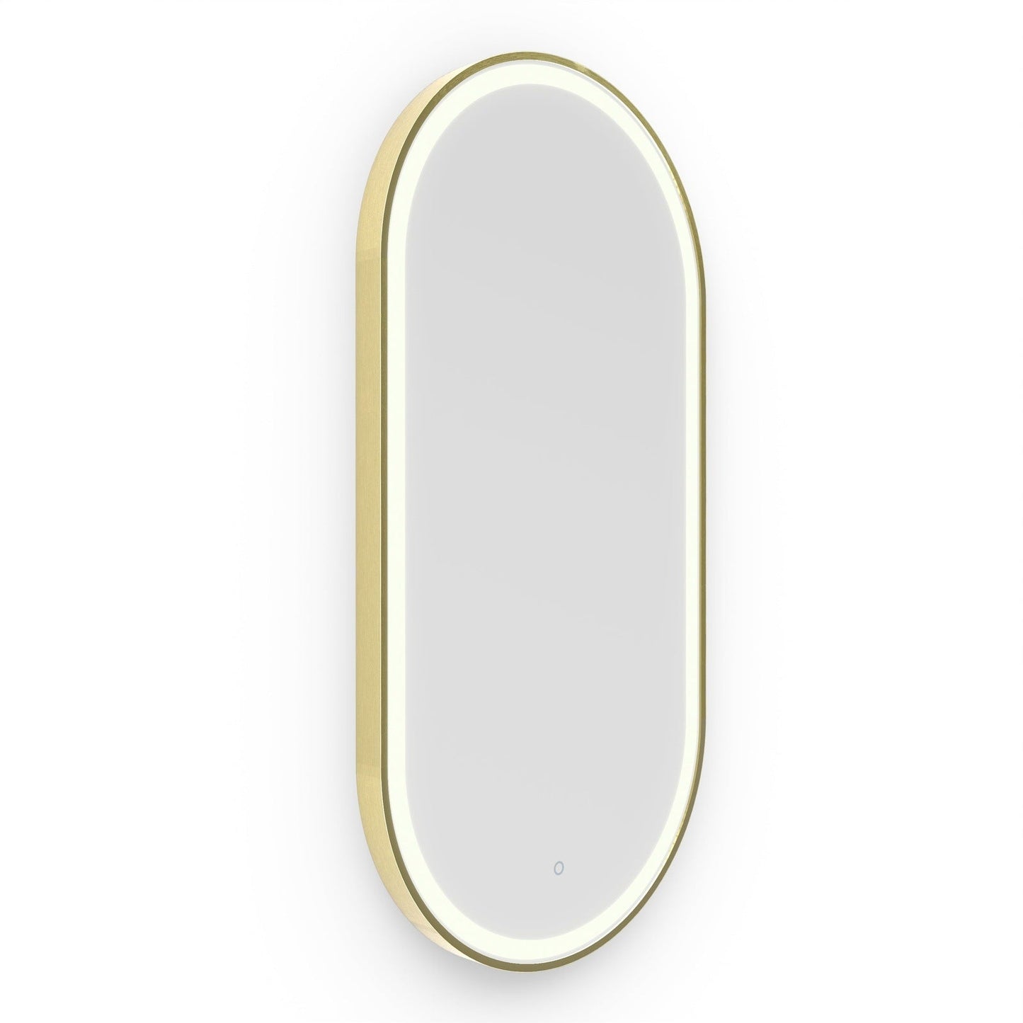 Origins Living Lomax Light Capsule Mirror 50x100cm Brushed Brass