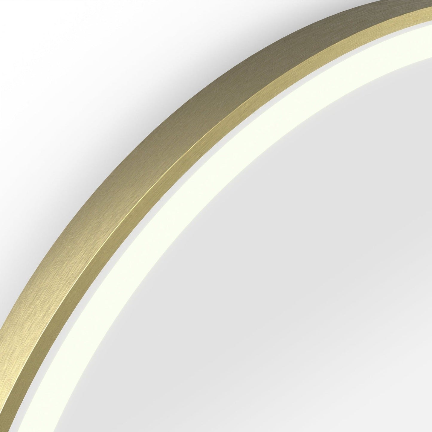 Origins Living Lomax Light Capsule Mirror 50x100cm Brushed Brass