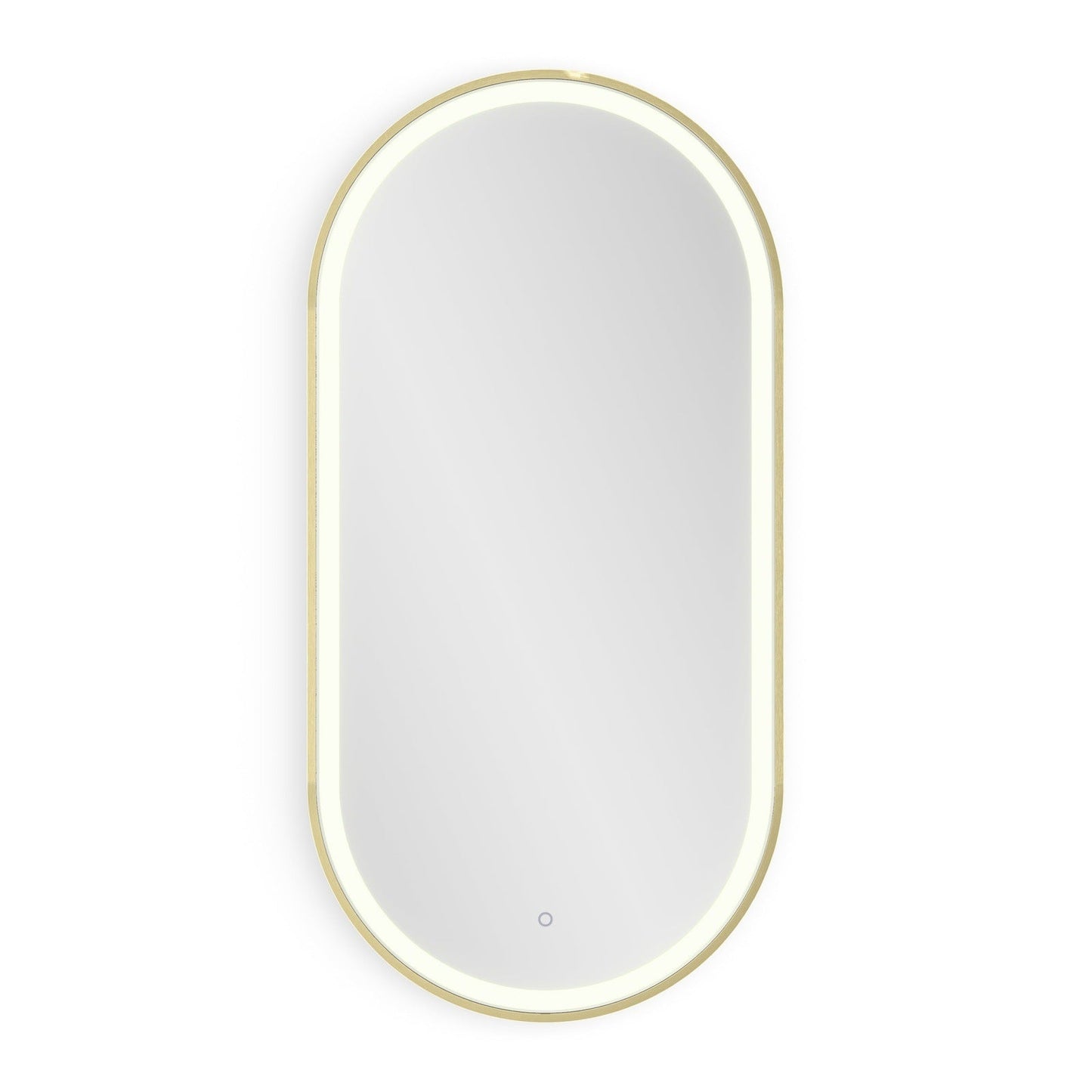Origins Living Lomax Light Capsule Mirror 50x100cm Brushed Brass