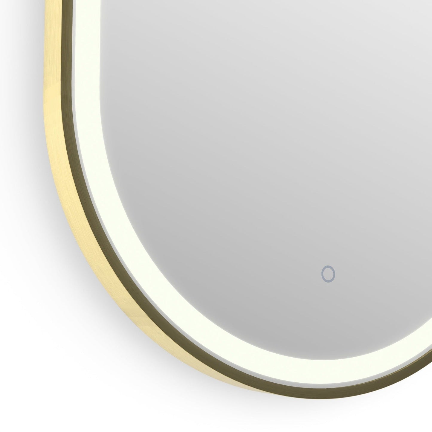 Origins Living Lomax Light Capsule Mirror 50x100cm Brushed Brass
