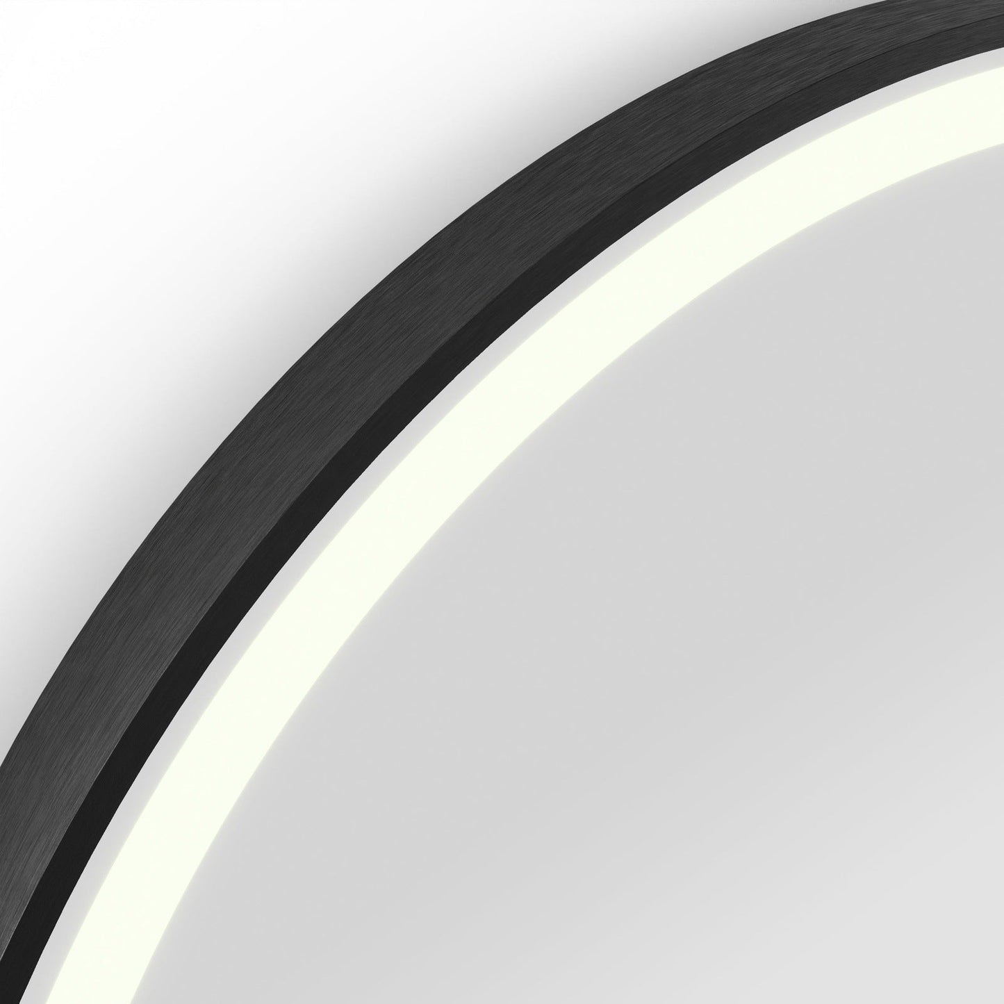 Origins Living Lomax Light Capsule Mirror 50x100cm Brushed Black