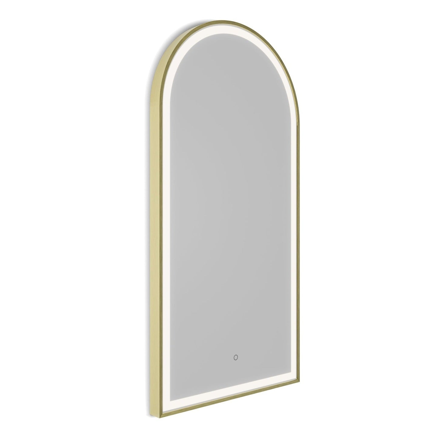 Origins Living Lomax Light Arch Mirror 50x100cm Brushed Brass