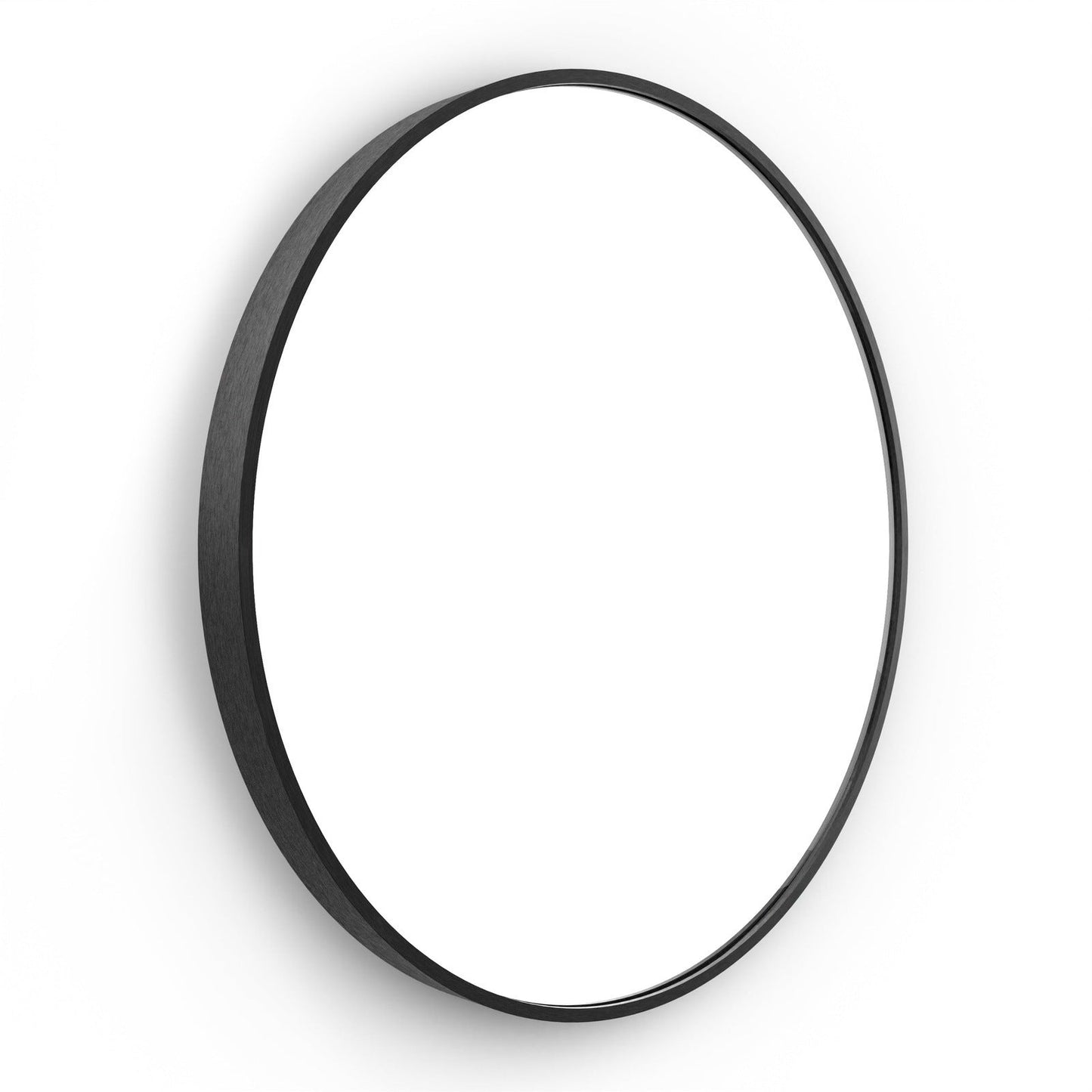 Origins Living Lomax Round Mirror 60cm Matt Black