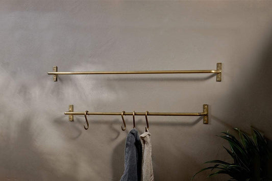 Nkuku Laila Iron Hanging Rail Brass