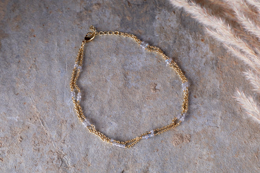 Nkuku Lavana Anklet Labradorite