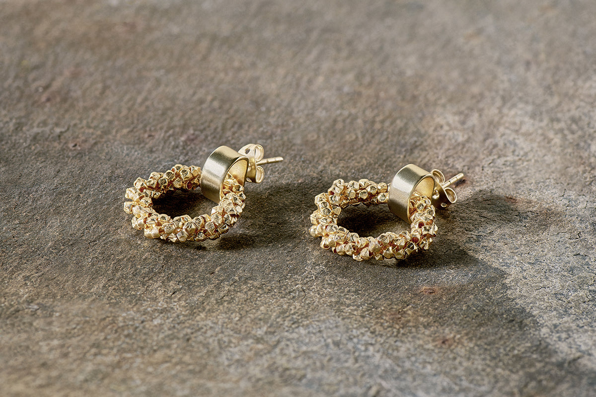 Nkuku Mula Earrings Gold