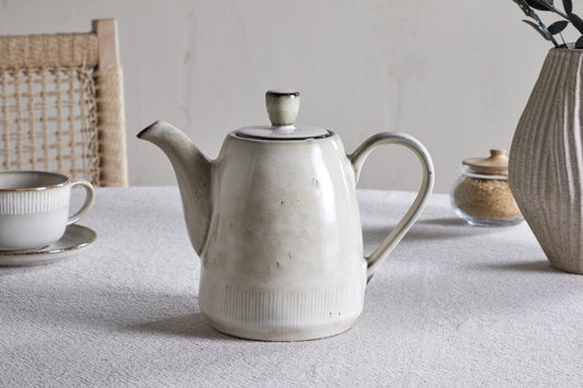Nkuku Malia Teapot Cream