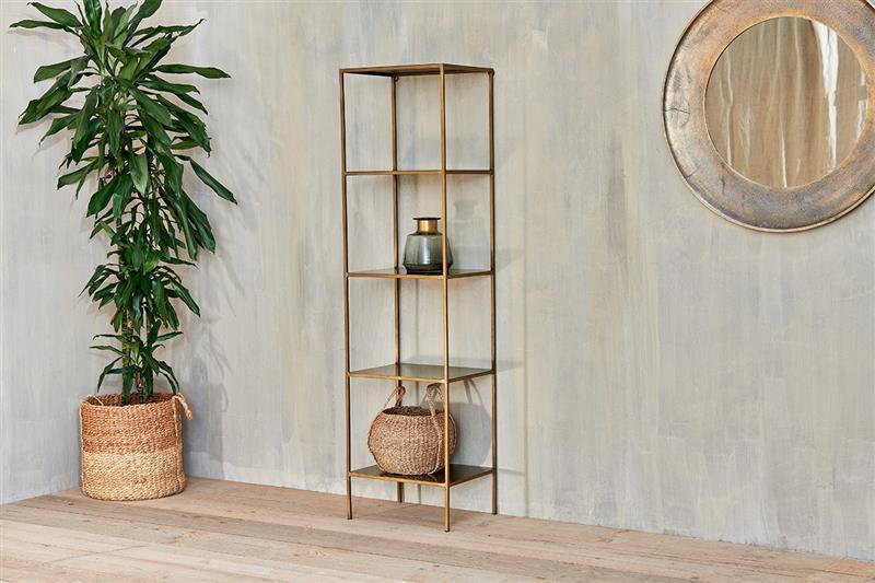 Nkuku Mahi Shelving Unit Narrow