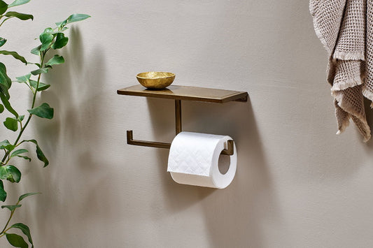 Nkuku Mahi Wall Mounted Toilet Roll Holder