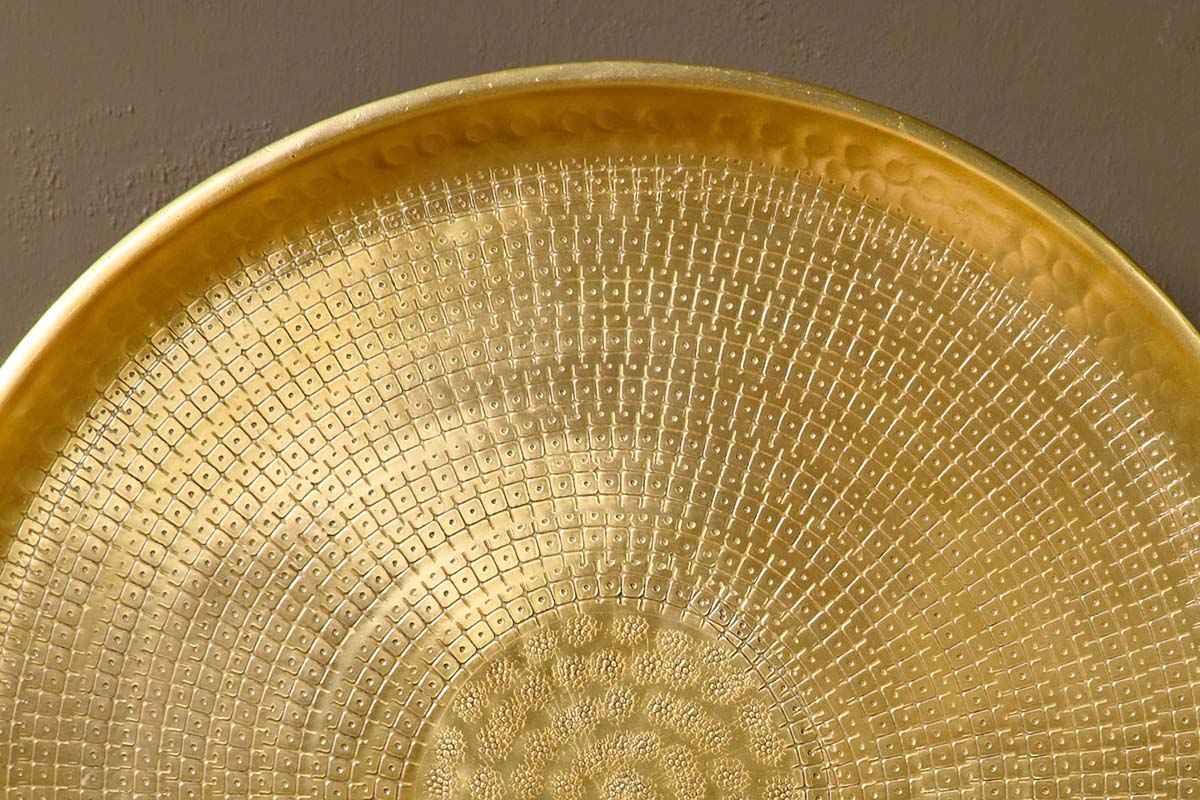 Nkuku Mahika Tray Antique Brass