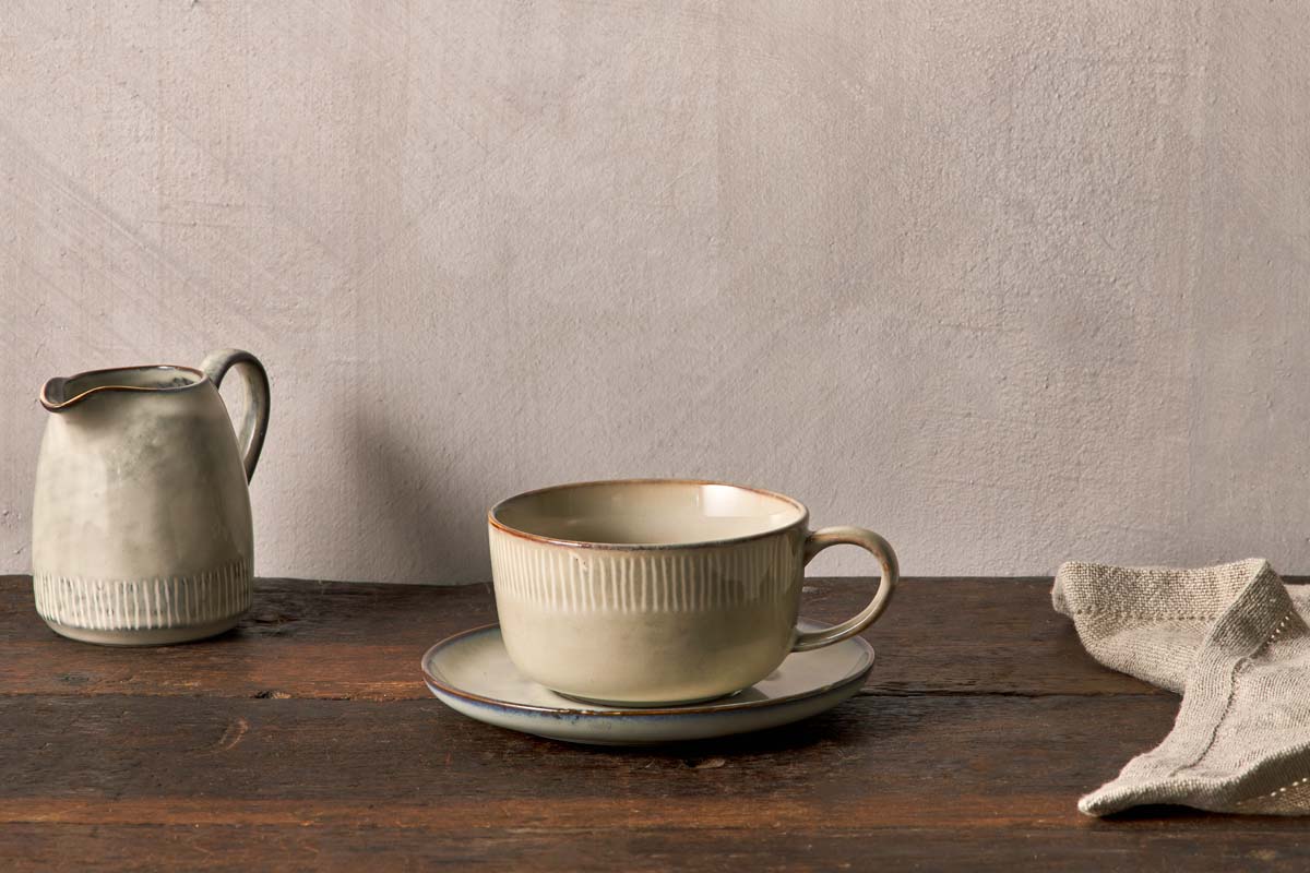 Nkuku Malia Cup & Saucer Cream