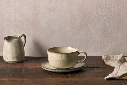 Nkuku Malia Cup & Saucer Cream