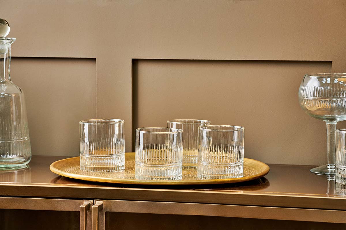 Nkuku Mila Tumbler Clear (Set Of 4)