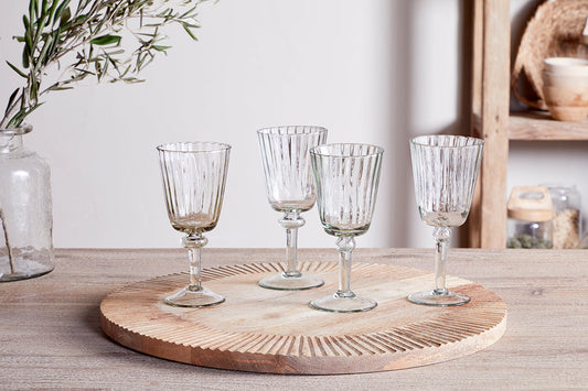 Nkuku Minati Wine Glass Clear (Set Of 4)