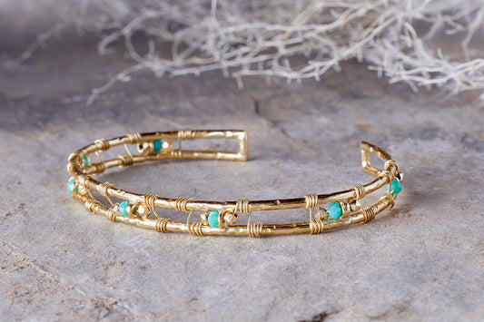 Nkuku Mindra Bracelet Turquoise