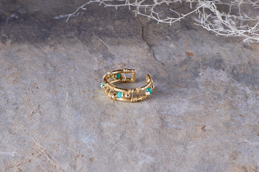 Nkuku Mindra Ring Turquoise