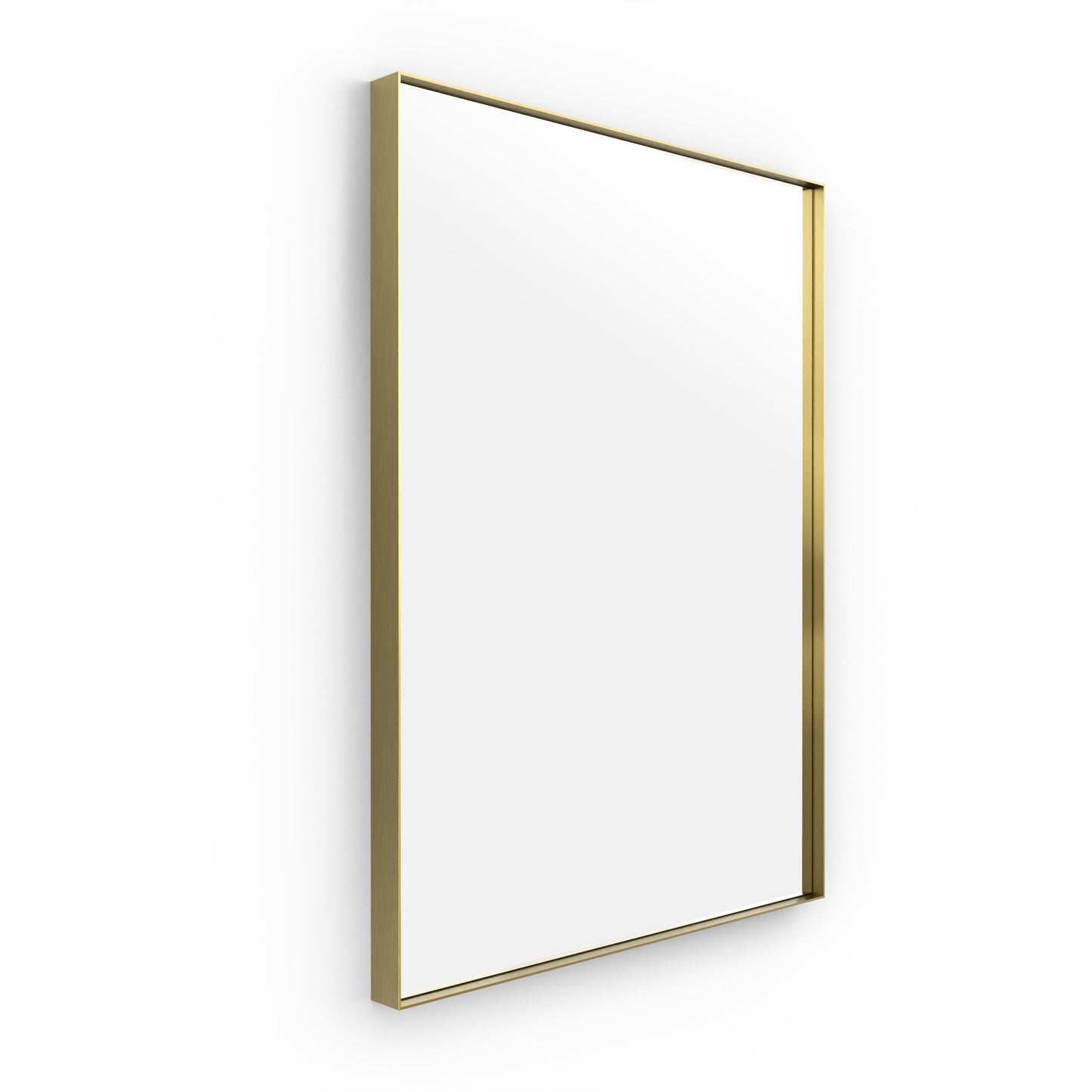Origins Living Newington Rectangular Mirror 60x80cm Brushed Brass