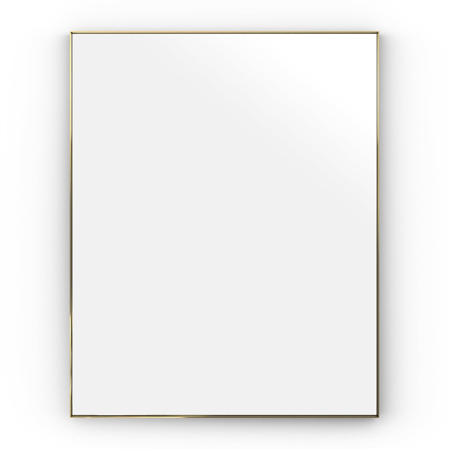 Origins Living Newington Rectangular Mirror 100x80cm Brushed Brass