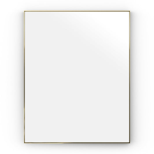 Origins Living Newington Rectangular Mirror 100x80cm Brushed Brass
