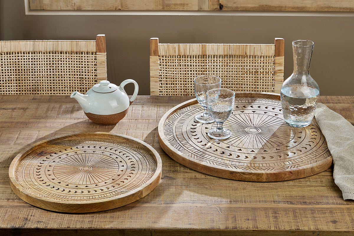 Nkuku Namuna Mango Wood Tray