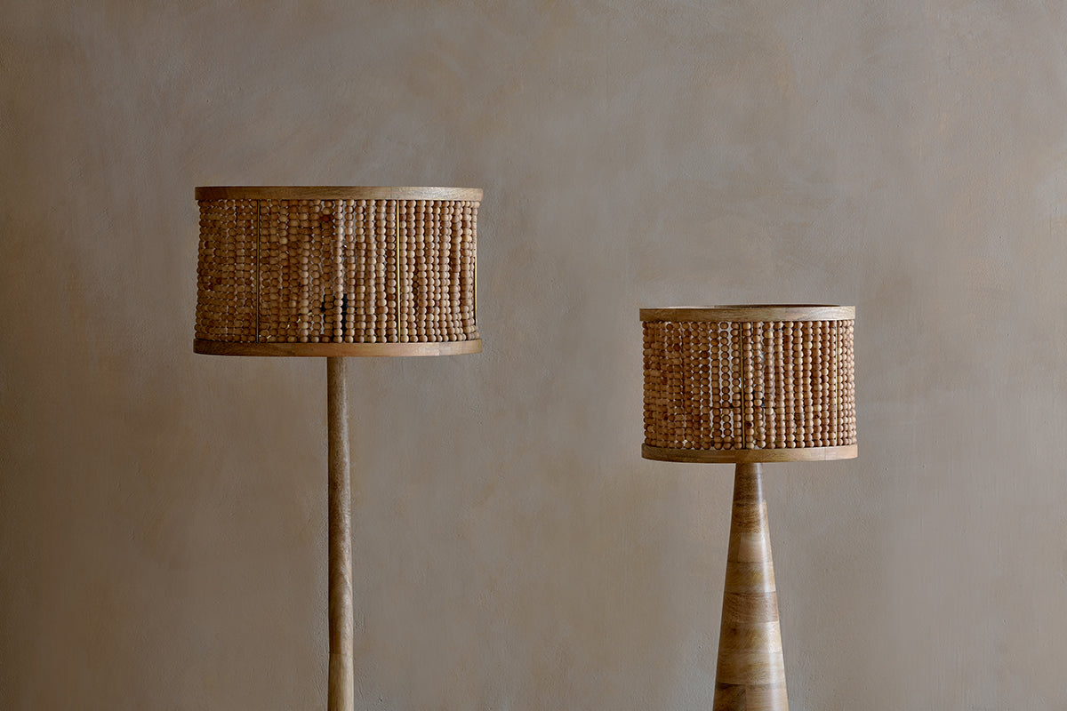 Nkuku Neela Mango Wood Lampshade Natural
