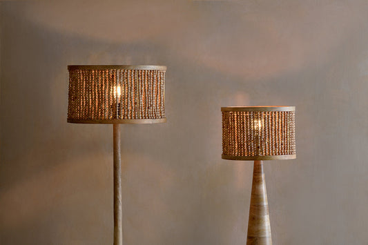 Nkuku Neela Mango Wood Lampshade Natural