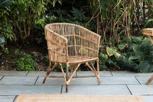 Nkuku Nesari Rattan Armchair