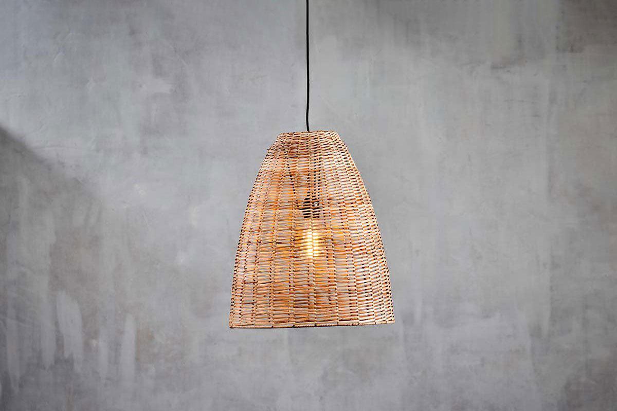 Nkuku Noko Rattan Conical Pendant Natural