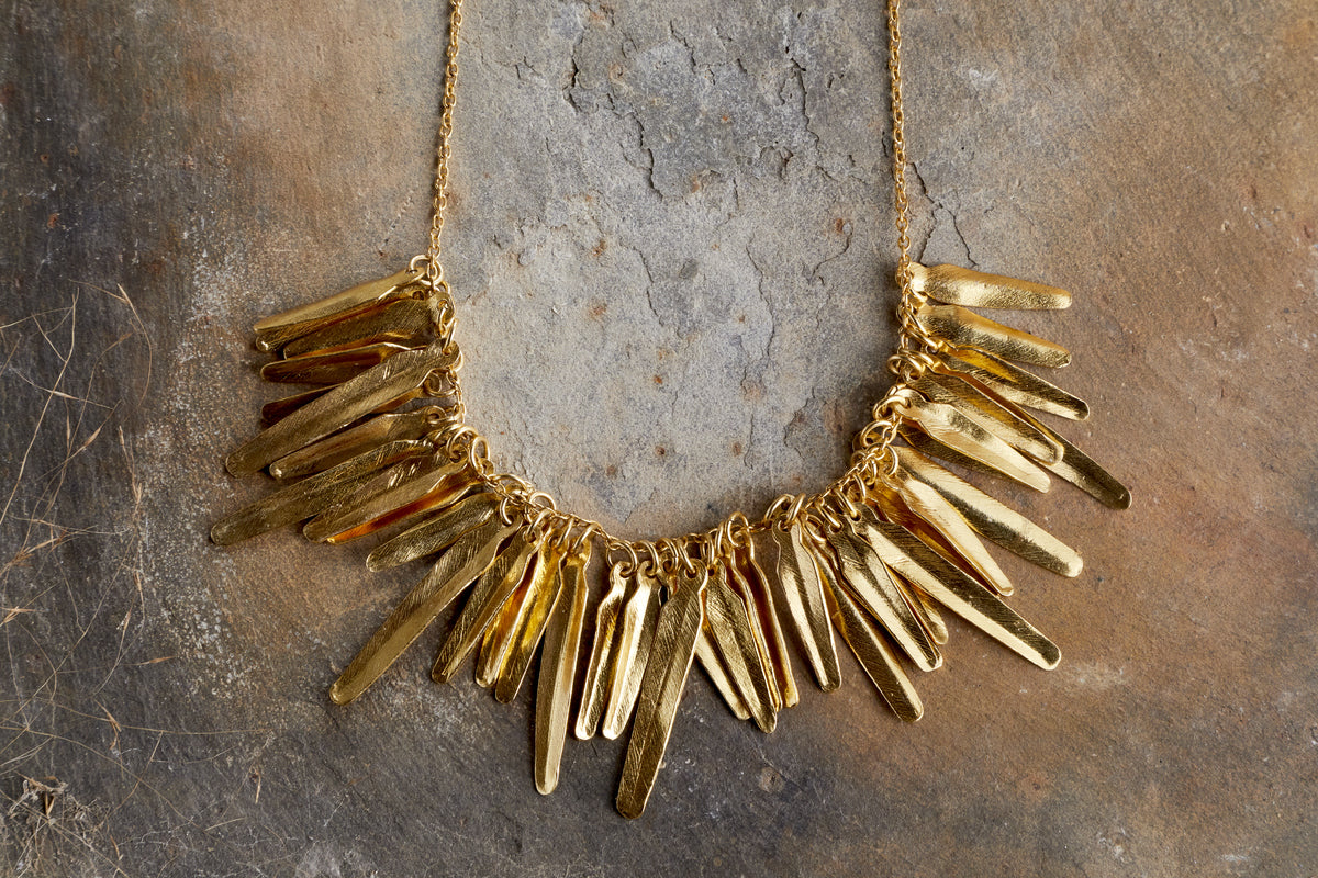 Nkuku Omuti Necklace Gold