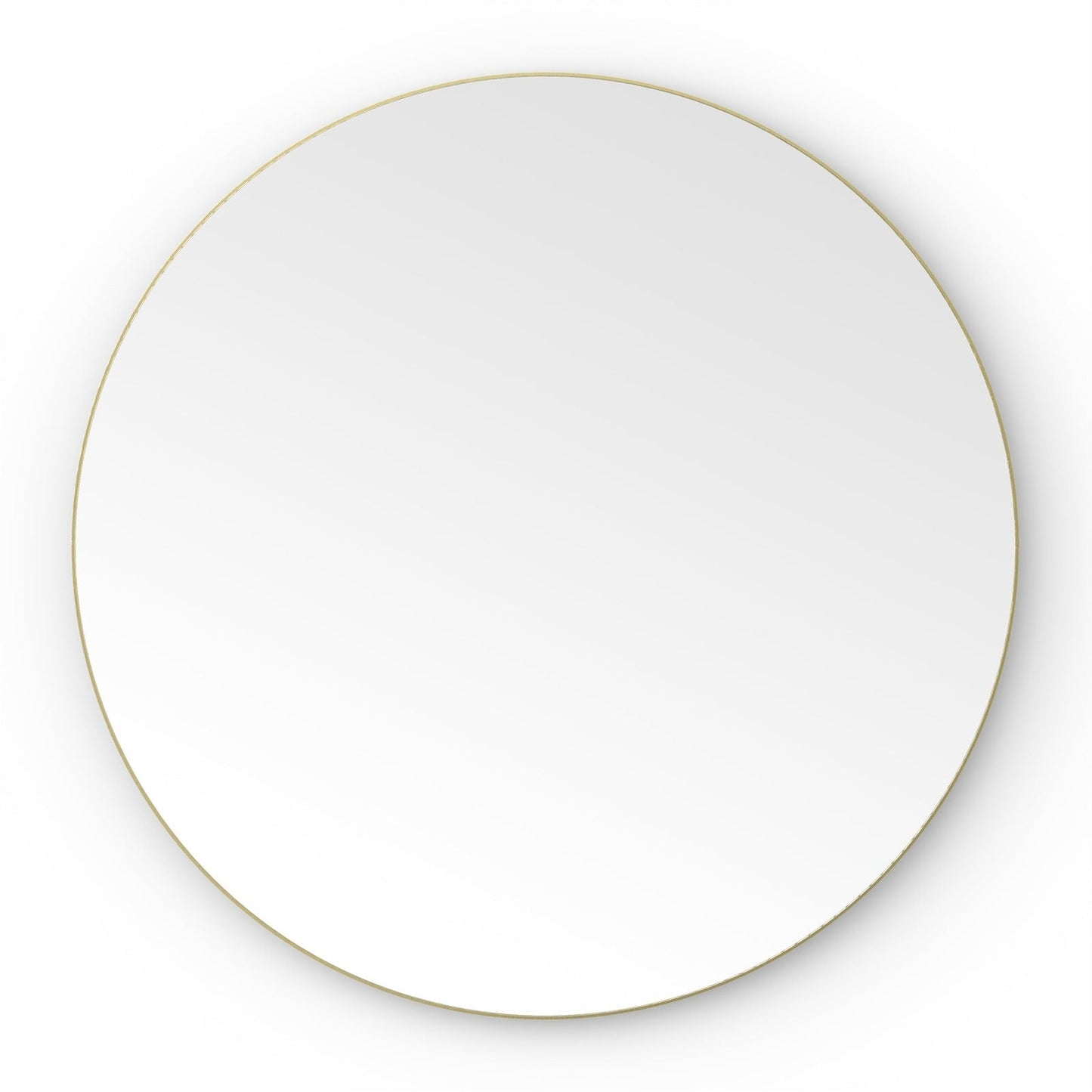 Origins Living Oslo Round Mirror 60cm Brushed Brass