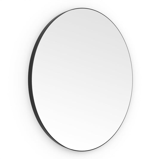 Origins Living Oslo Round Mirror 60cm Matt Black