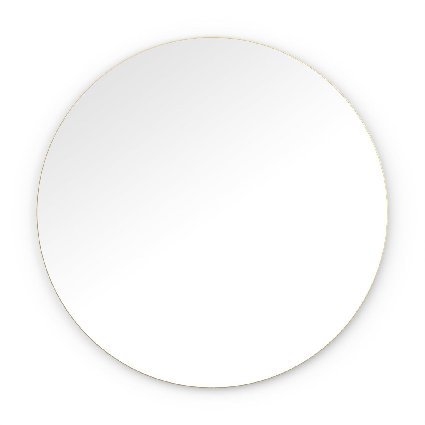 Origins Living Oslo Round Mirror 100cm Brushed Brass