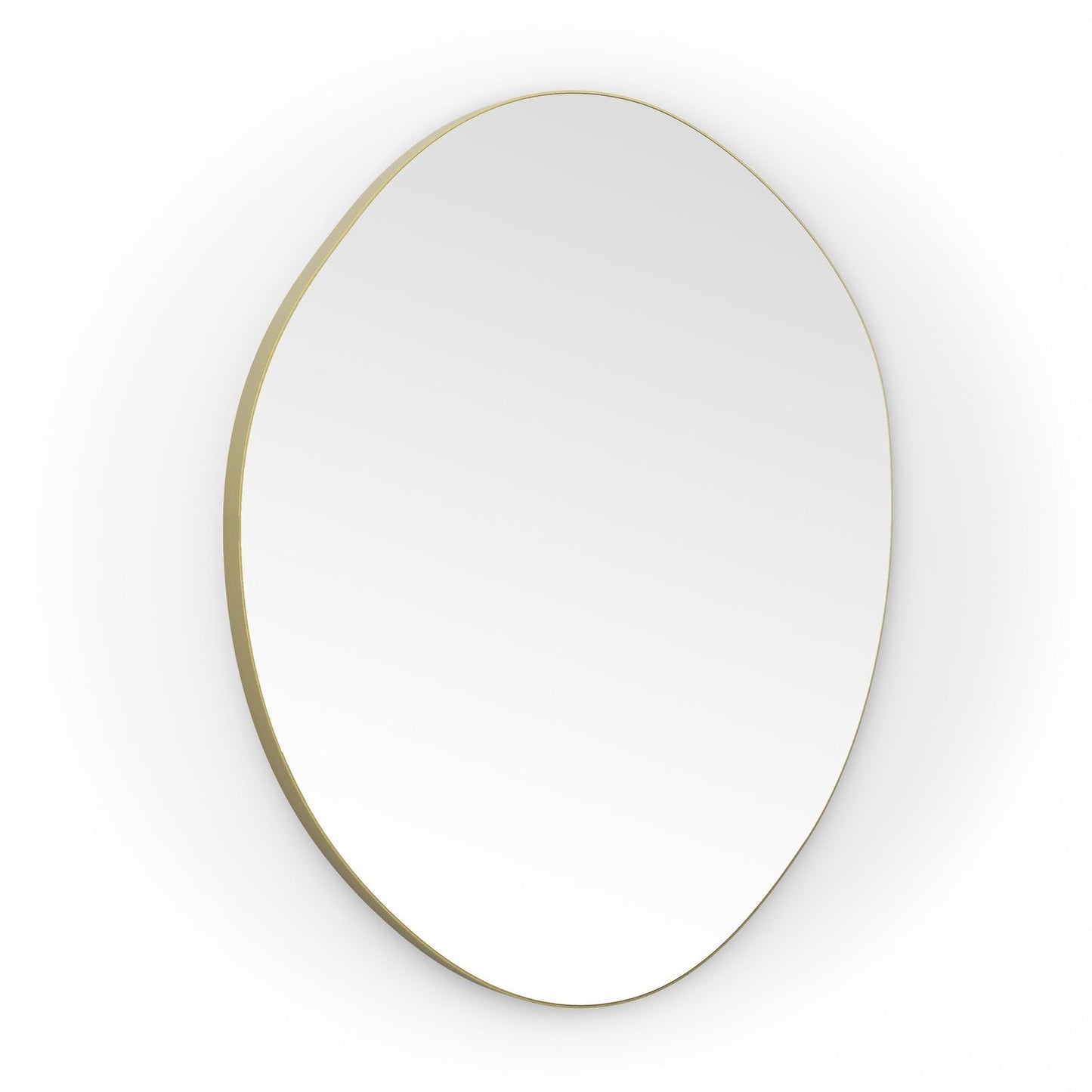 Origins Living Oslo Organic Mirror 80 80x77cm Brushed Brass