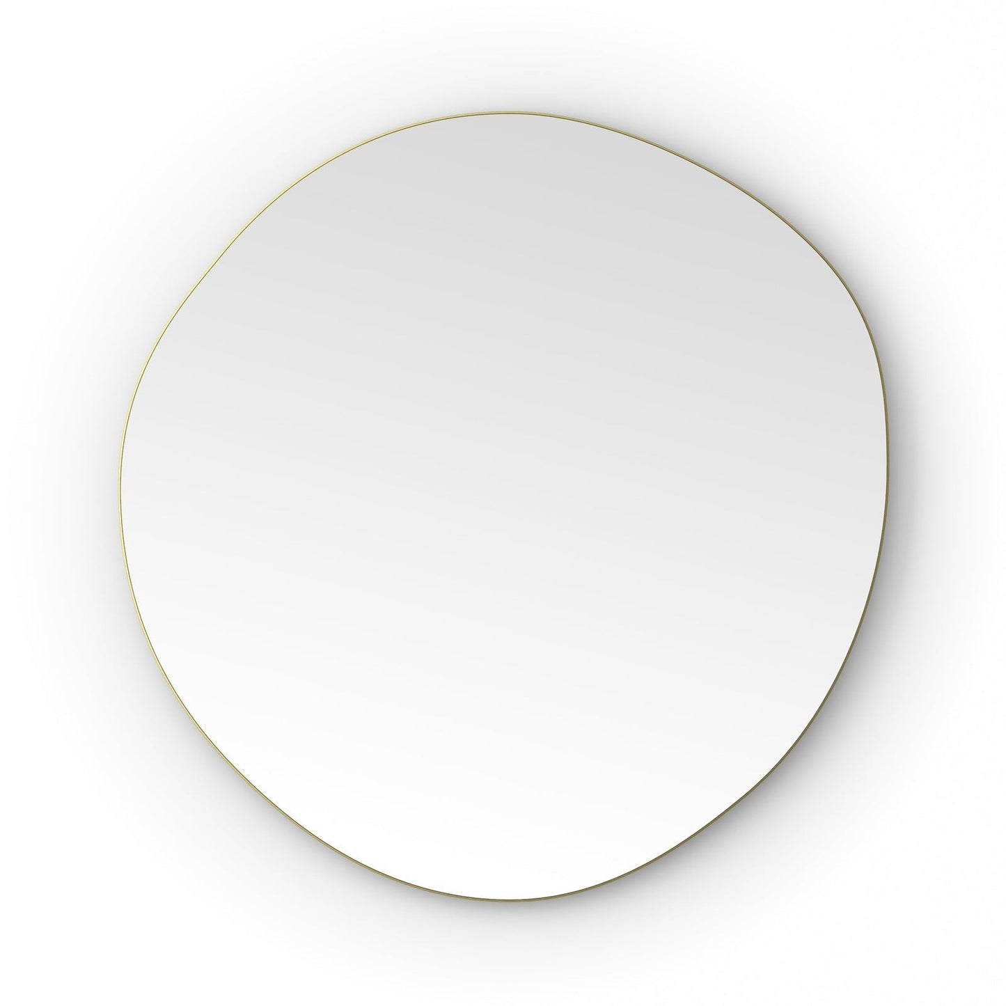 Origins Living Oslo Organic Mirror 80 80x77cm Brushed Brass