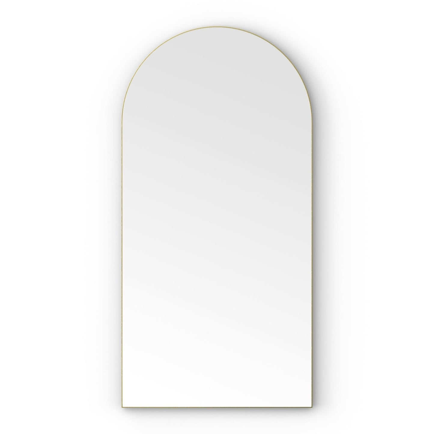 Origins Living Oslo Arch Mirror 50x100cm Brushed Brass