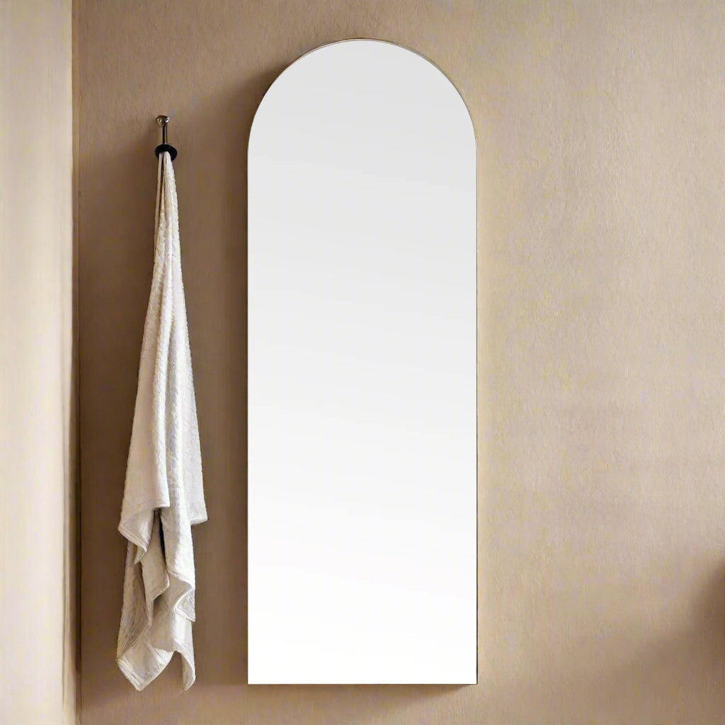Origins Living Oslo Arch Mirror 50x140cm Brushed Bronze