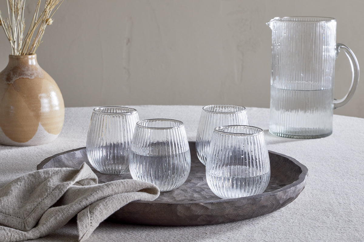 Nkuku Otuba Tumbler Clear (Set Of 4)