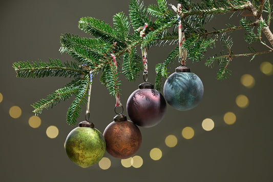 Nkuku Oko Baubles (Set Of 4)
