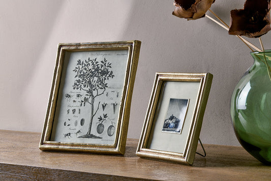 Nkuku Pambani Photo Frame Antique Brass